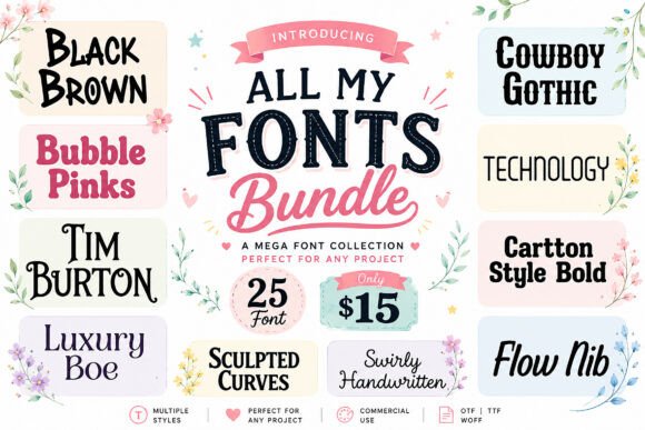 All My Fonts Bundle: Your Ultimate Creative Toolkit