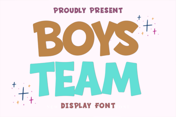 Boys Team: A Festive Typeface for Holiday Magic