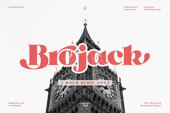Brojack: The Vintage Serif with a Modern Edge