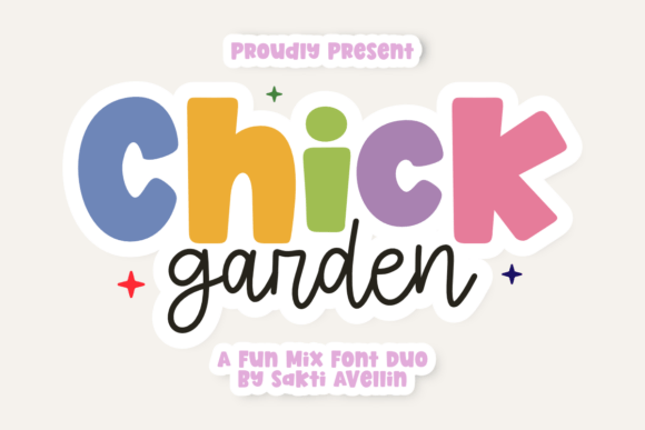 Chick Garden Duo: Your Go-To for Warm, Playful Design