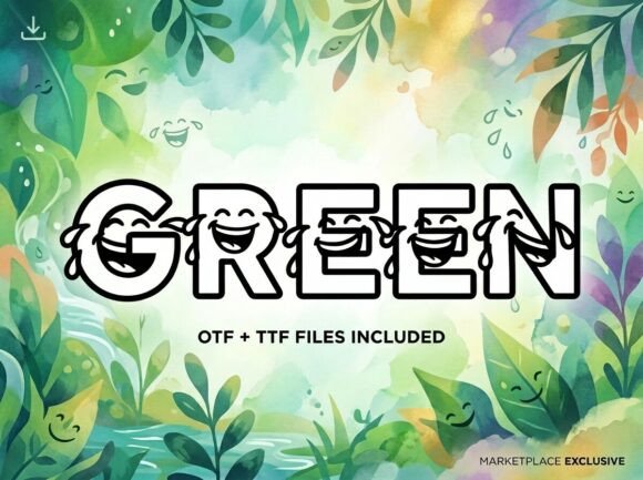 Green: The Display Typeface That Laughs With You
