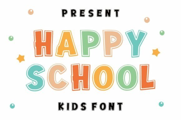 Happy School: The Whimsical Font That Brings Joy to Every Design
