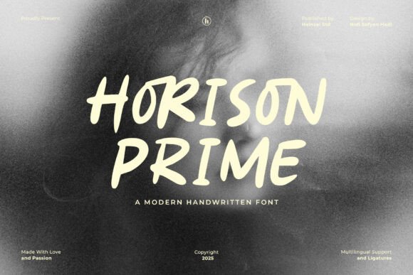 Horison Prime: The Bold Handwritten Font for Authentic Brands
