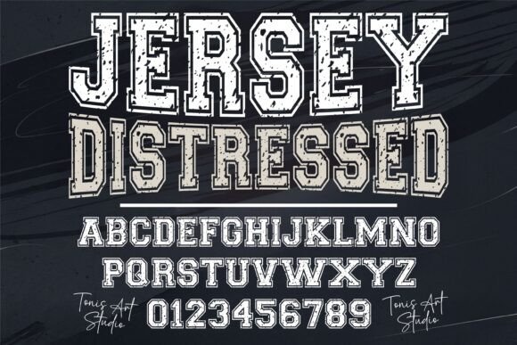 Jersey Distressed: Capturing Athletic Grit in Your Designs