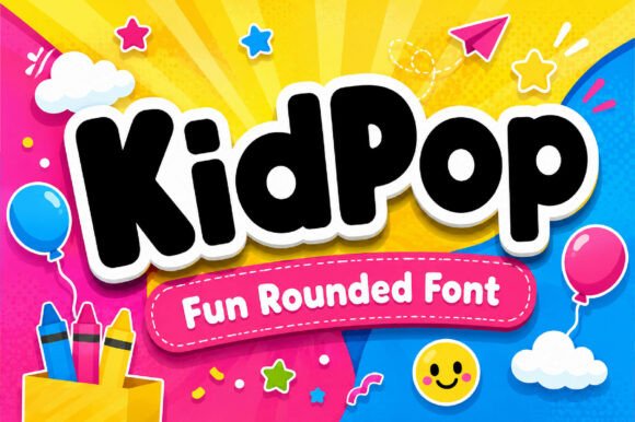 KidPop: The Lively Bubble Font for Joyful Design