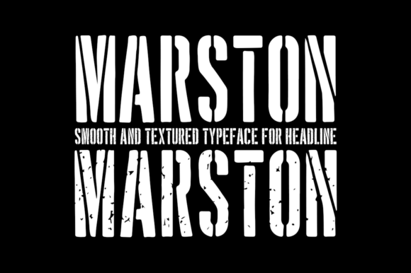 Marston: The All-Caps Typeface with Vintage Soul