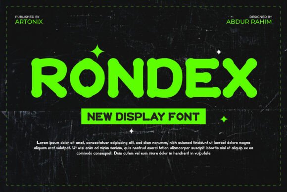 Rondex: The Bold Display Typeface with a Modern Edge