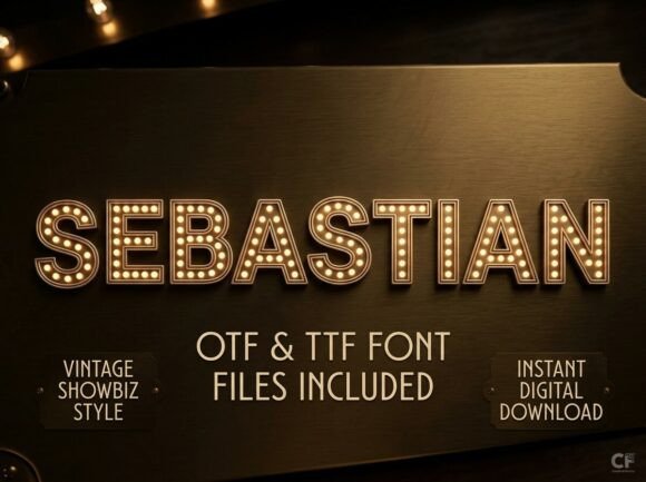 Sebastian: A Premium Font for Broadway-Style Branding