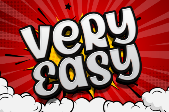 Very Easy: A Superhero Font with a Modern Edge