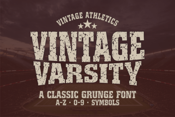 Vintage Varsity: A Typeface Built for Authentic Team Spirit